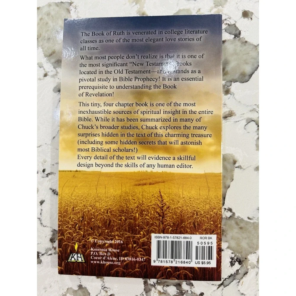 The Romance of Redemption : Book of Ruth by Dr. Chuck Missler Paperback‎